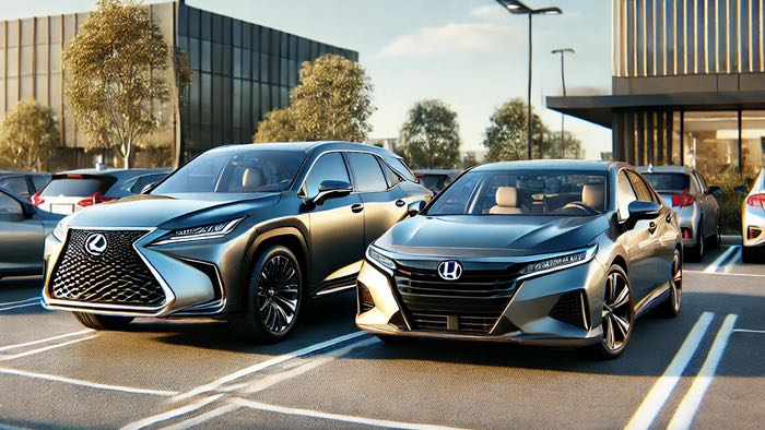 Lexus, Honda lead in residual value in luxury and mass-market segments